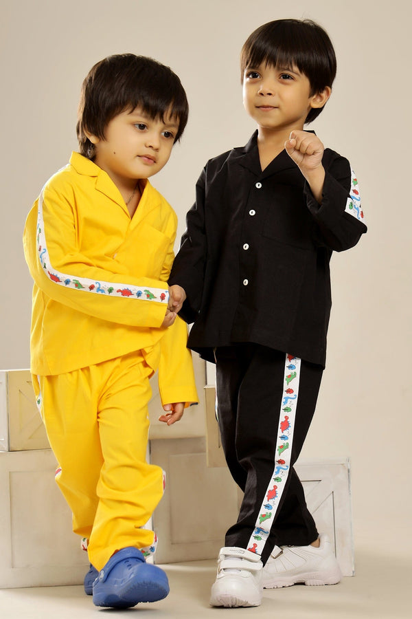 Yellow Sunny Side Dino Unisex Co-ord Set