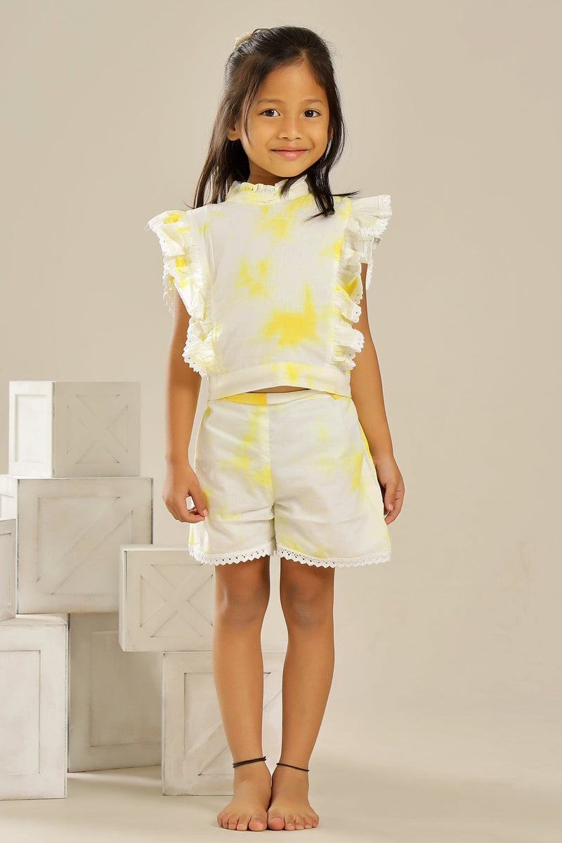 YELLOW TIE DYE CO-ORD-SET