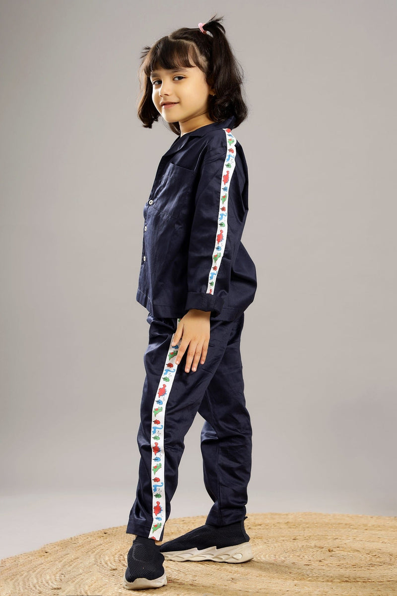 Midnight Blue Dino Unisex Co-ord set