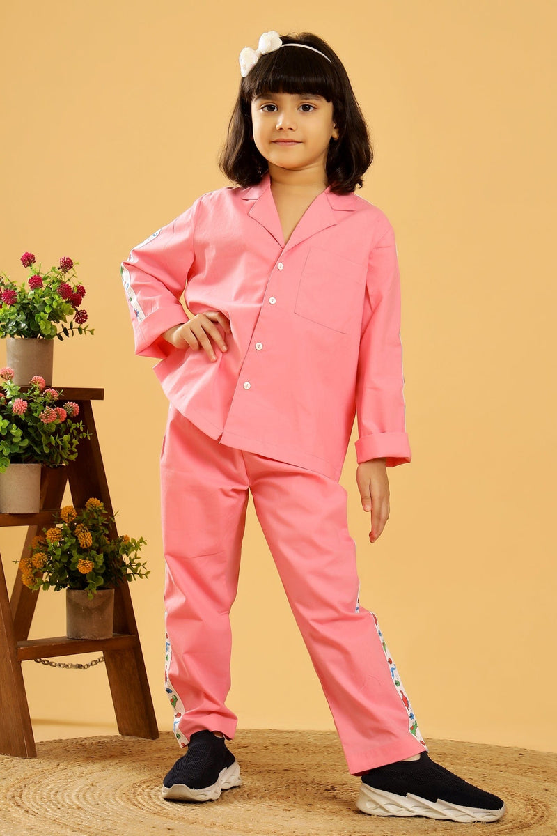 Pink Candy Floss Dino Land Unisex Co-ord set